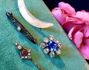 Lotto di spille/fermagli antichi