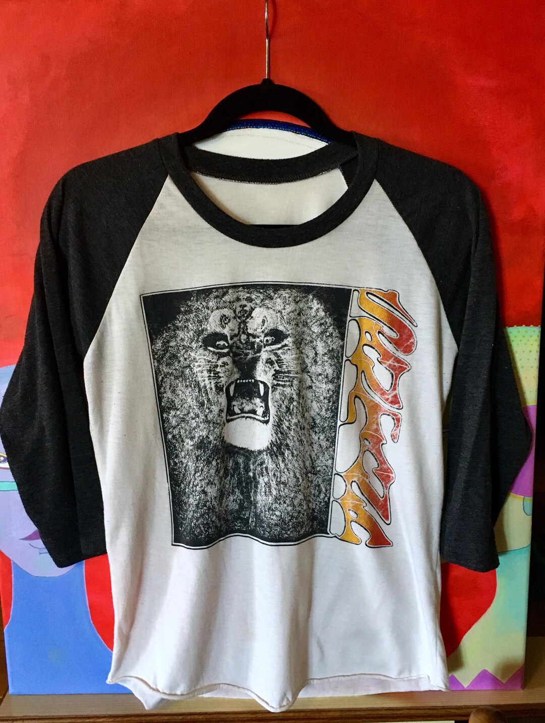 70's Santana North American Tour Teeラグラン 70's Santana North American Tour Teeラグラン - メルカリ
