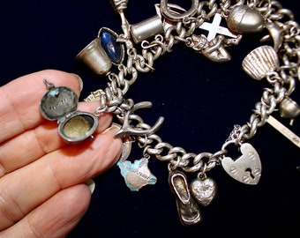 Bracciale Con Ciondolo In Argento Sterling Da 5,5 Mm E 7,5 Pollici