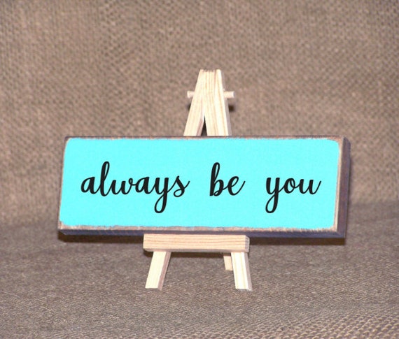 Rustic Small Wooden Sign Home or Office Inspirational Decor - Etsy