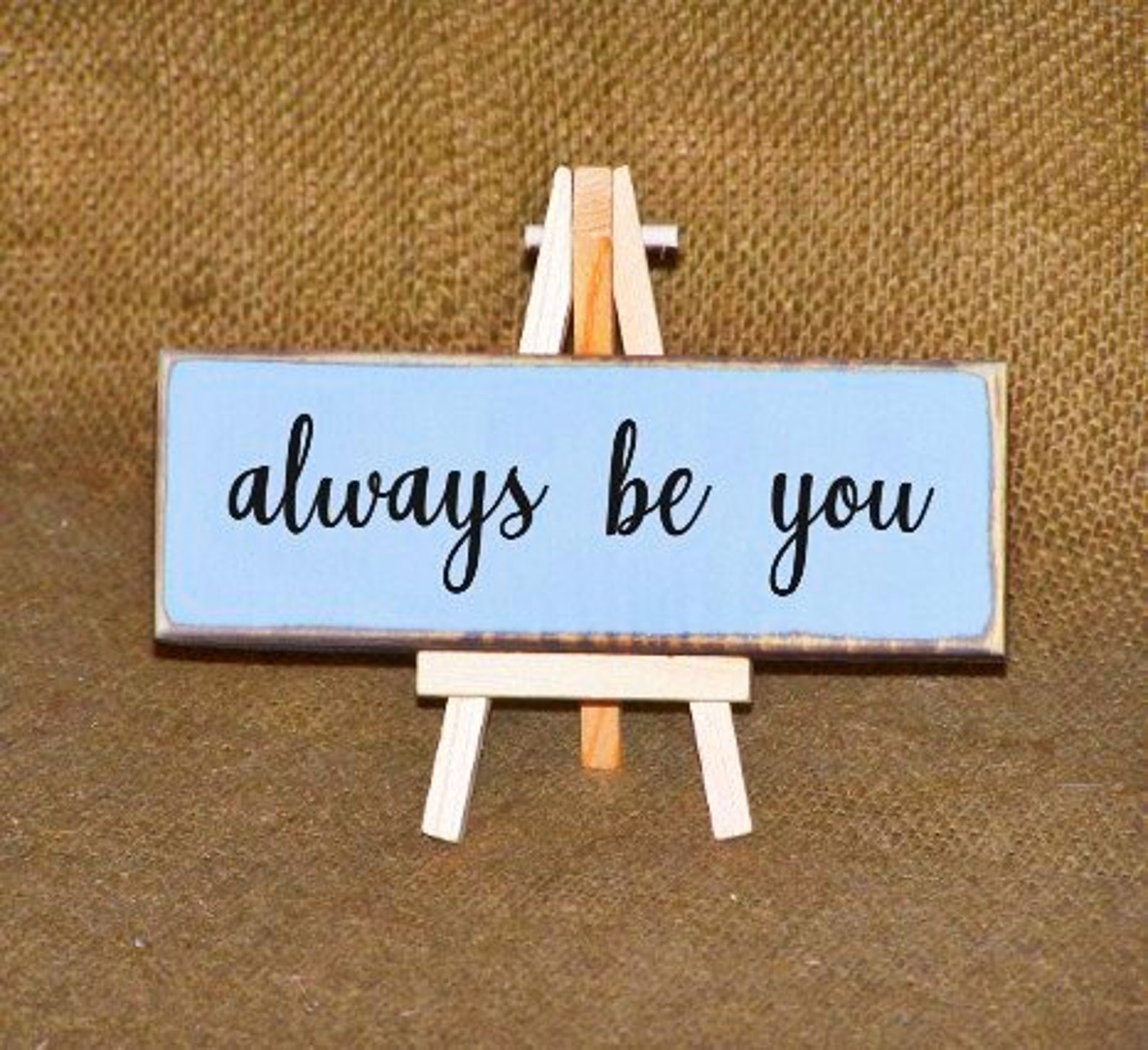 Rustic Small Wooden Sign Home or Office Inspirational Decor - Etsy