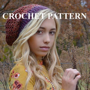 CROCHET PATTERN - The Perfect Slouch Beanie
