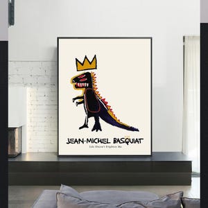 【美品】JEAN-MICHEL BASQUIAT's Dinosaur Jean-Michel Basquiat Pez Dispenser '84 TRex Dinosaur