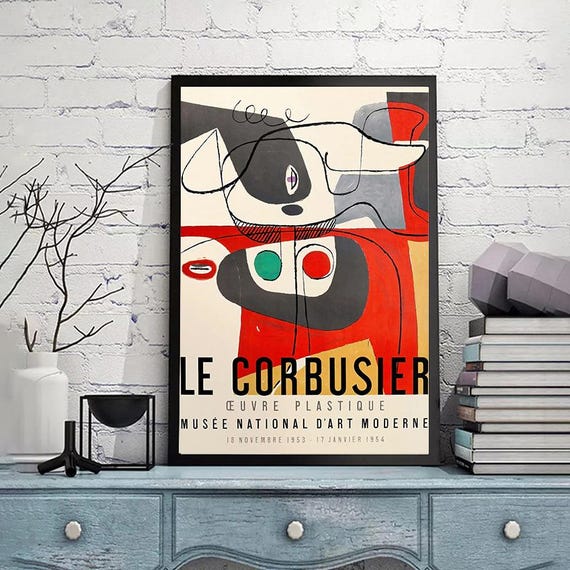 Bull III - Le Corbusier-exhibition Poster,canvas Wall Art,giclee