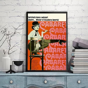 Cabaret Movie - Cabaret-Vintage Art Wall Print,Home office decor,Original vintage pop art poster,Vintage poster,gicle print in various sizes
