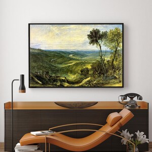 JMW Turner, The Vale of Ashburnham,canvas wall art,Giclee,Painting,Canvas Reproduction,claasic prints,giclee print in various sizes