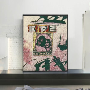 Cartes anti-baseball - Jean Michel Basquiat, Impression jet d'encre, Le roi du street art, Poster d'exposition, Poster Basquiat, Taille personnalisée disponible
