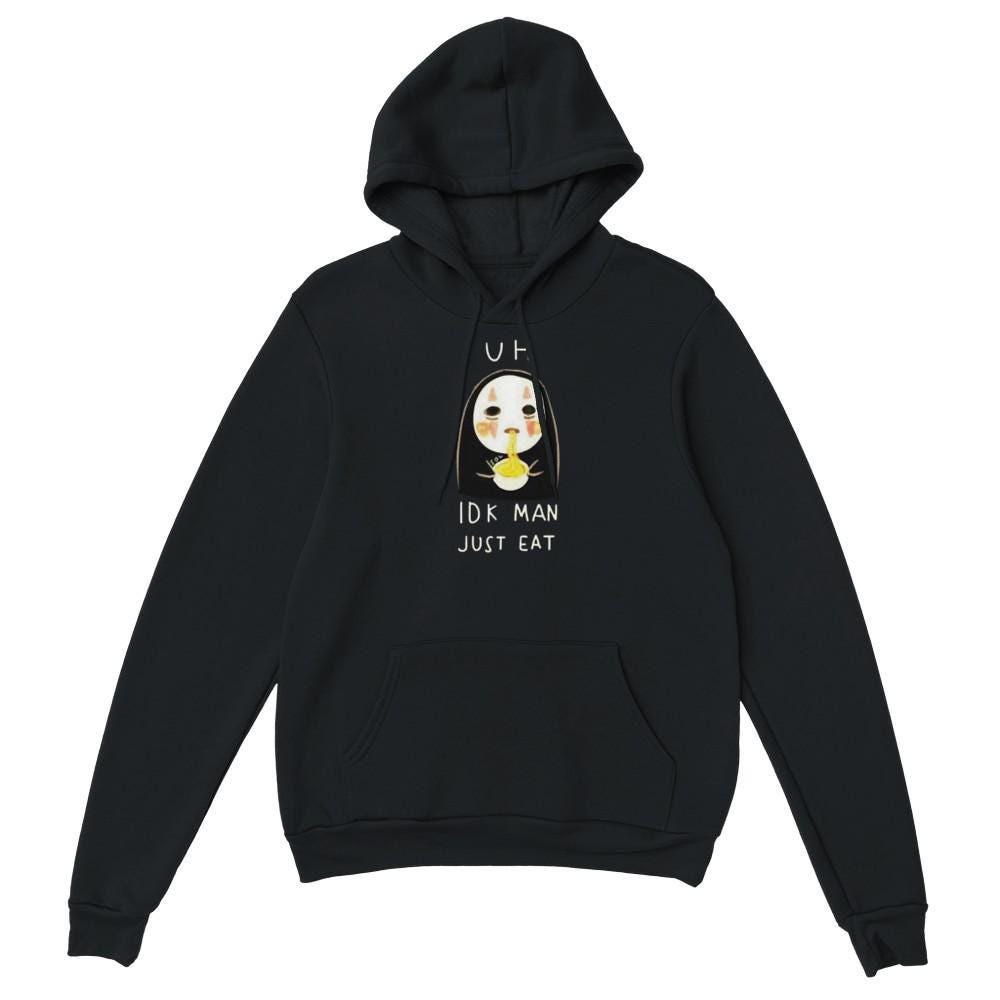 衣類　カオナシ Spirited Away Hoodie ブラック Sサイズ(日本サイズM相当) 「千と千尋の神隠し」 スタジオジブリ×HOT TOPIC アパレルコレクション HARAJUKU COLLECTIVEグッズ No Face Spirited Away Sweatshirt Sweater [Free Shipping]