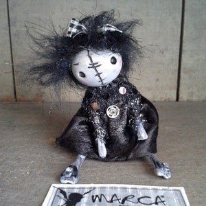 Goth art doll accessory BJD prop miniature creepy cute "IDGY" party favor