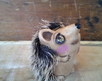 Hedgehog art doll bjd prop kids room decor WOODLAND PARTY FAVOR