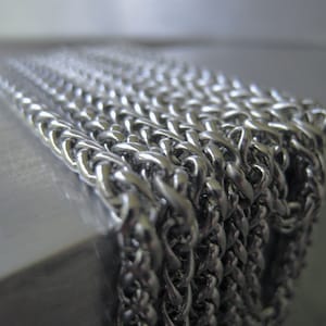 Stainless Steel Wheat Chain Silver Spiga Wheat Chain Rope Chain Unisex Chain Mens Chain Item No. 6572