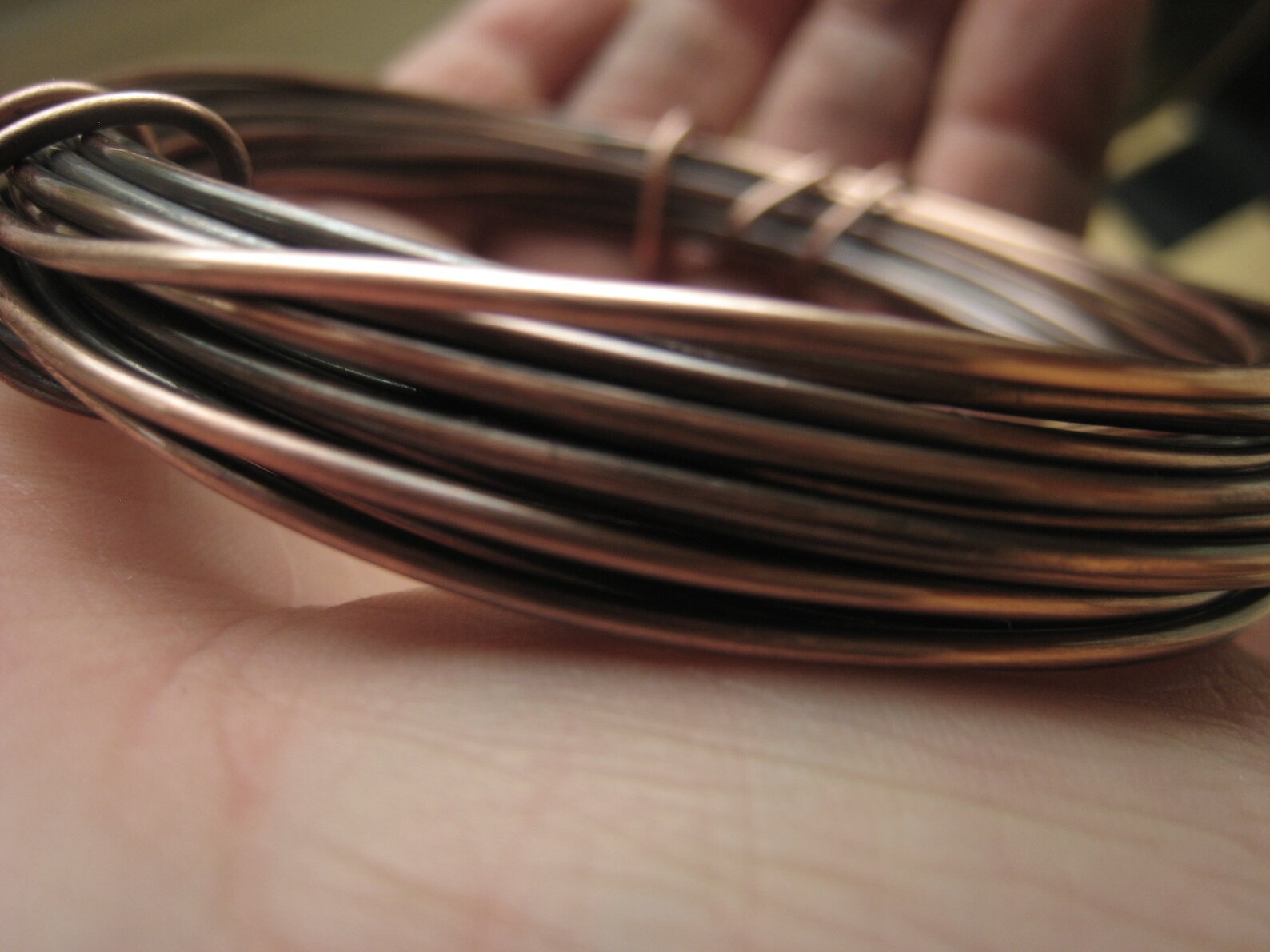 Copper Wire Oxidized Copper Jewelry Wire Antique Copper Wire 16GA 18GA