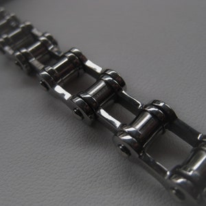 Stainless Steel Ladder Bracelet Mens Chunky Silver Chain Bracelet Item No. JEBB0058 image 5