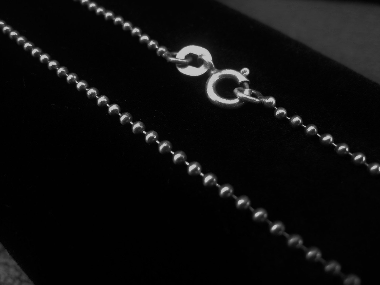 ネックレス・ペンダント EOU STUDIO small ball chain necklacesilver Amazon.com: JOSCO 7mm Loose-Ball Chain .925 Italian Sterling