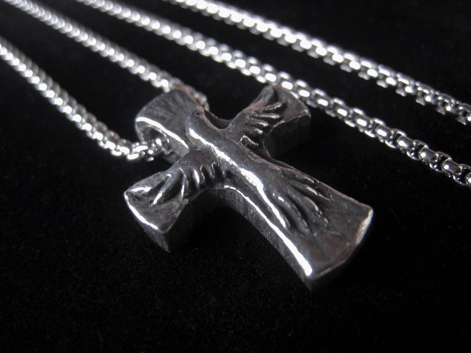 Marina Jewelry Sterling Silver Cross Pendant with Holy Spirit, Jewelry | My  Jerusalem