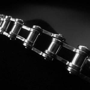 Stainless Steel Ladder Bracelet Mens Chunky Silver Chain Bracelet Item No. JEBB0058 image 7