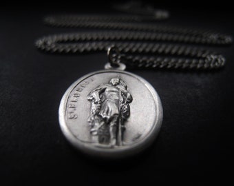 Saint Florian Pendant Necklace Inspirational Spiritual Jewelry Religious Pendant FirefightersNo.  Item No. JE7451 0716