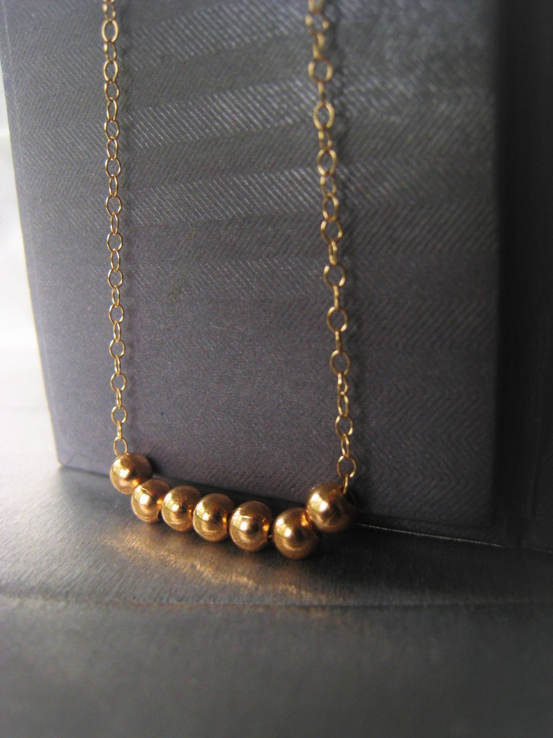 14K Gold Filled Add a Bead Necklace Gold Chain Necklace Etsy