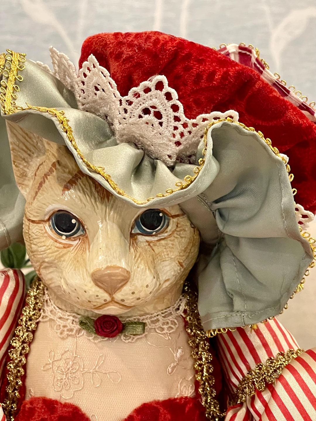 Katherine's Collection Victorian Christmas Cat 26