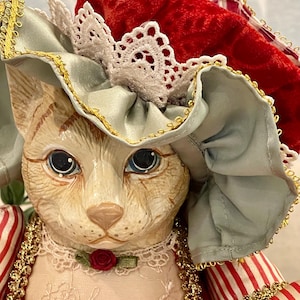 【希少】KATHERINE'S COLLECTION 姫猫　ビクトリアンドール Katherine's Collection Victorian Christmas Cat 26