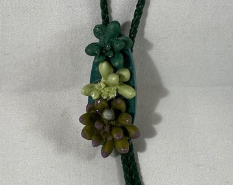Succulent Western Bolo Tie