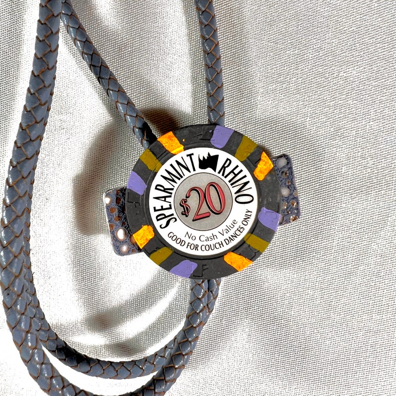 Spearmint Rhino Token Western Bolo Tie image 3