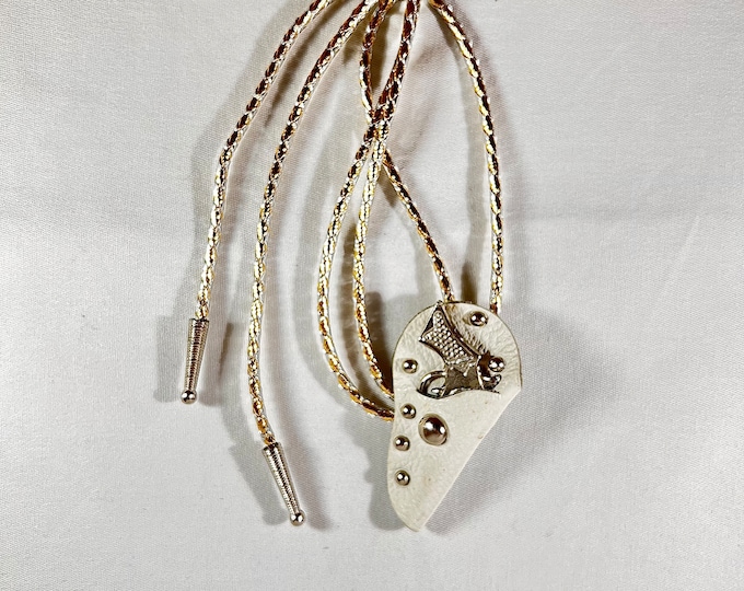 Pistol in Holster Western Bolo Tie