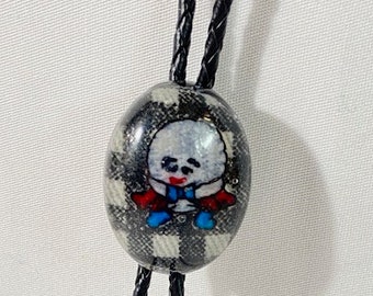 Humpty Dumpty and Gingham Western Bolo Tie