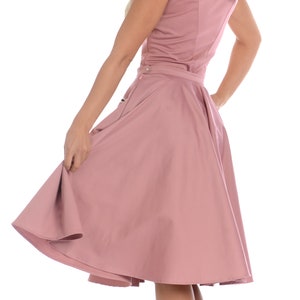 Petunia Western Circle Skirt in Mauve image 2