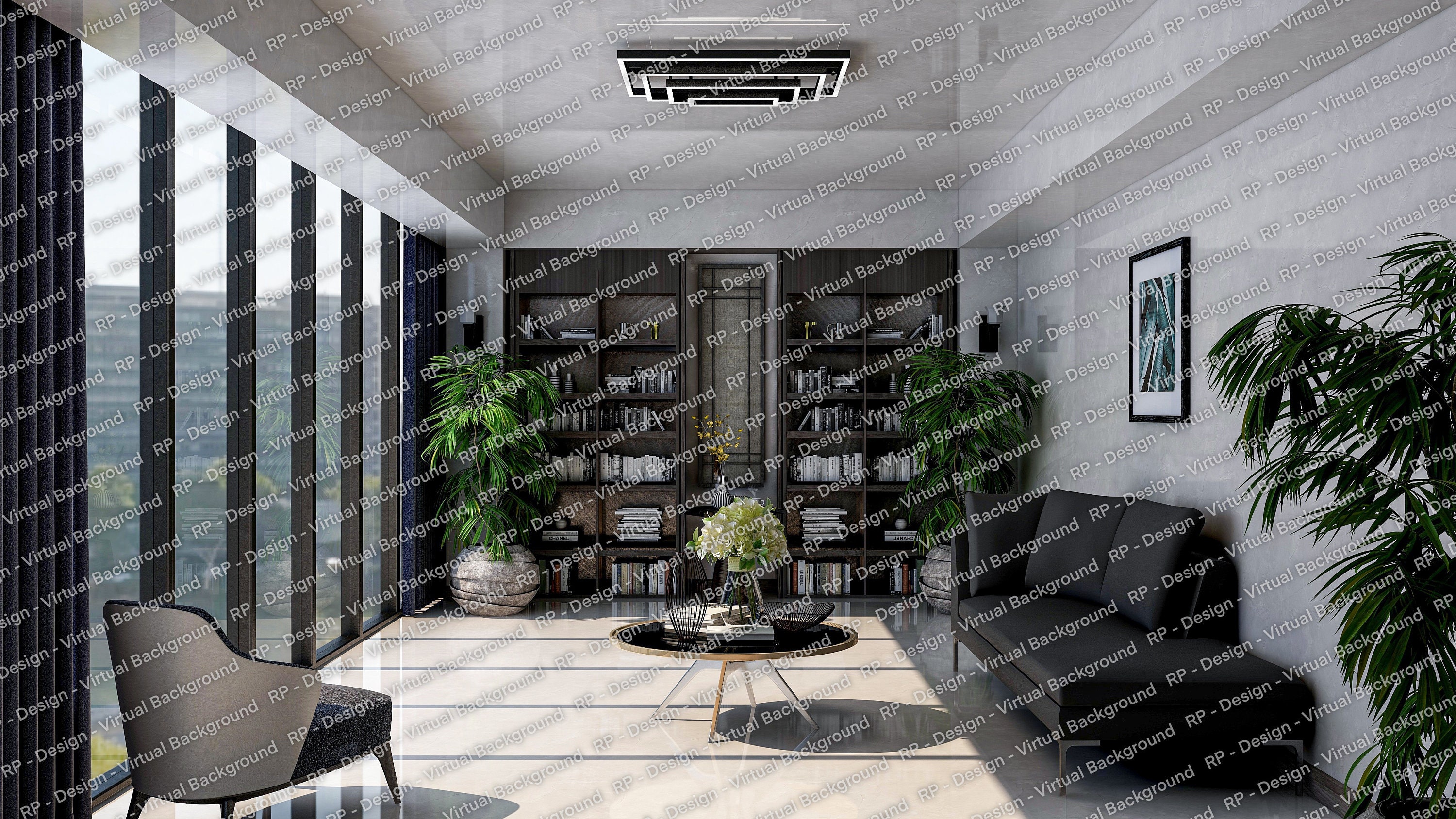 4K HQ Virtual Background for Online Video Conference zoom Meetings Etc