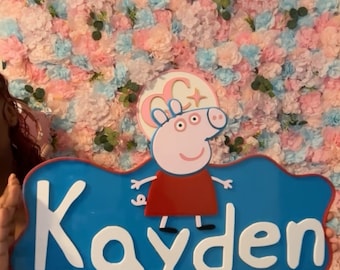 Placas de nombre acrílicas personalizadas
