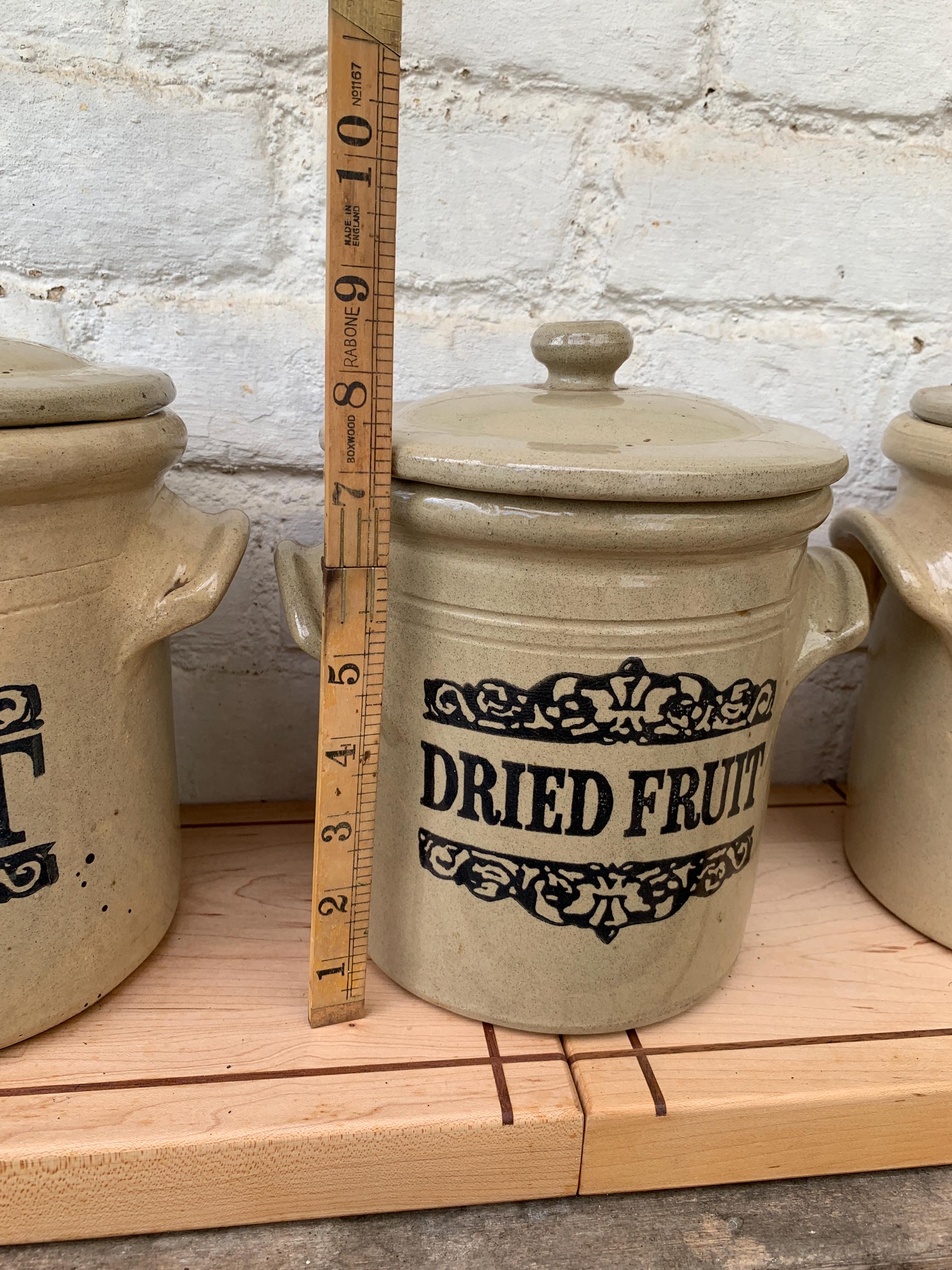 Stoneware Antique Storage Crocks Moira Pottery Set - Etsy Canada