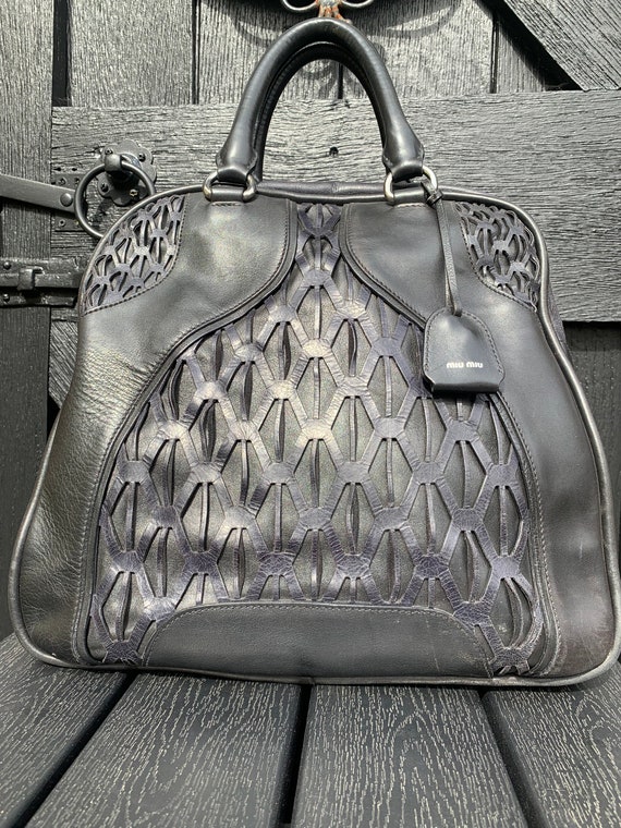 Miu Miu  Prada Black vintage bag, immaculate - image 4