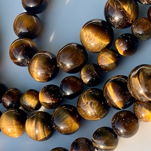Vintage Tigers Eye Beaded Necklace Stunning example