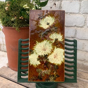 Antique Scottish Decorative Tile