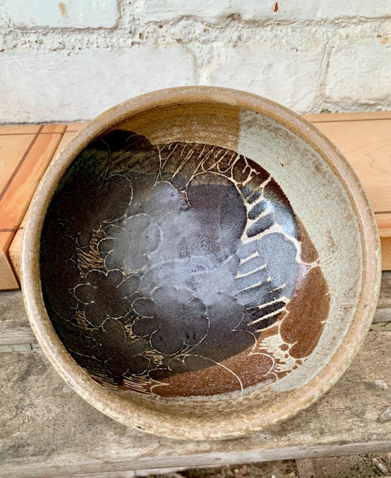 Crich Pottery Diana Worthy 英国 陶器 ボウル Diana Worthy Crich Pottery Studio 1970s 6” Bowl - Etsy