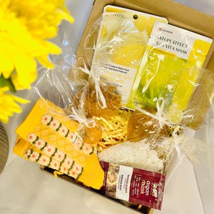 Handmade Self-Care Gift Set: Olive Oil Soap, Bath Salt & Vegan Masks