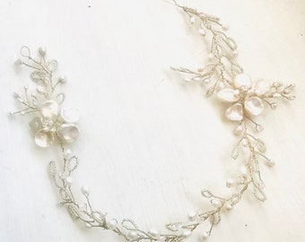 Bridal handmade hairvine