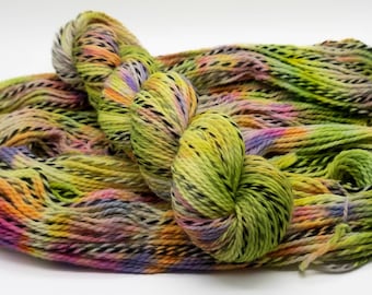 Hand Dyed Zebra Ply Worsted Wool Yarn (HD19)