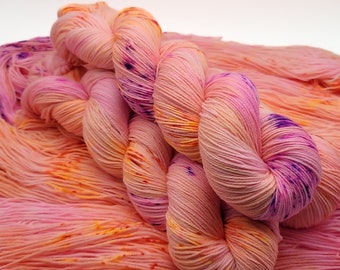 Hand Dyed Merino Superwash Wool Sock Yarn with Nylon for Extra Soft and Durable Socks (HD78)