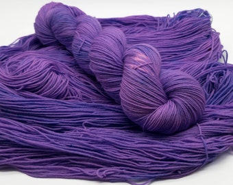 Hand Dyed Merino Superwash Wool Sock Yarn with Nylon for Extra Soft and Durable Socks (HD17)