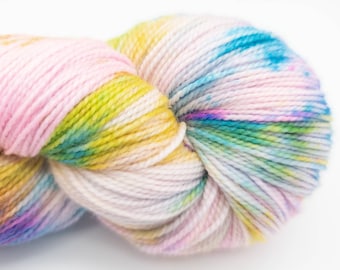 Handgeverfd garen – Superwash merinowol nylon sokkengaren – 438 Yard – Fingering Weight Garen (HD25)