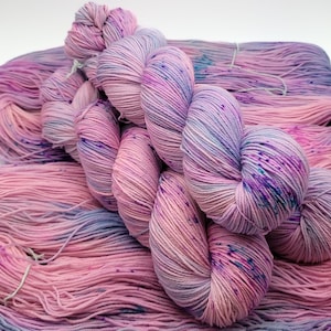 Hand Dyed Merino Superwash Wool Sock Yarn with Nylon for Extra Soft and Durable Socks (HD62)