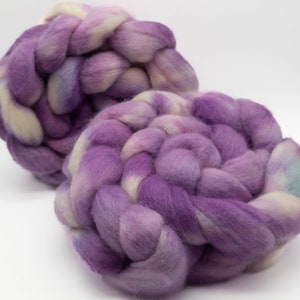 Hand Dyed Superwash BFL Wool Top / Roving - Spinning Fiber - Felting Fiber - 100% Wool (F12)