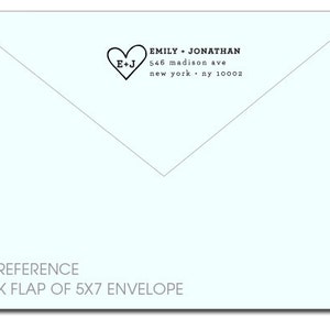 AANGEPASTE adres stempel met bewijs uit VS, Eco-vriendelijke Self-Inking stempel, RSVP-adres stempel, eigen stempel, aangepaste ontwerper stempel heart1 afbeelding 2