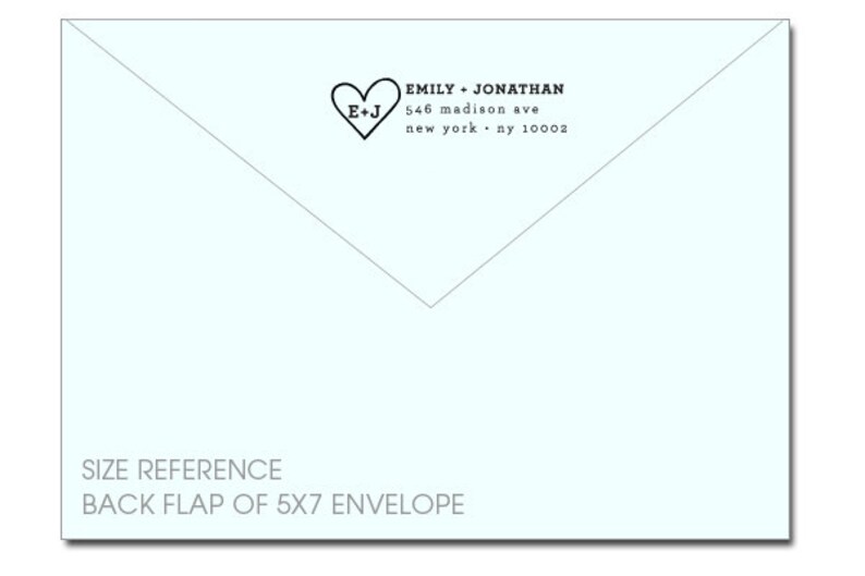 CUSTOM ADDRESS STAMP with proof from usa, Eco Friendly Self-Inking stamp, rsvp address stamp, custom stamp, custom designer stamp heart1 image 2