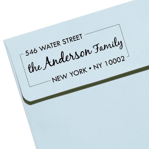 CUSTOM SELF INKING Return Address Stamp Custom Address Stamp Etsy