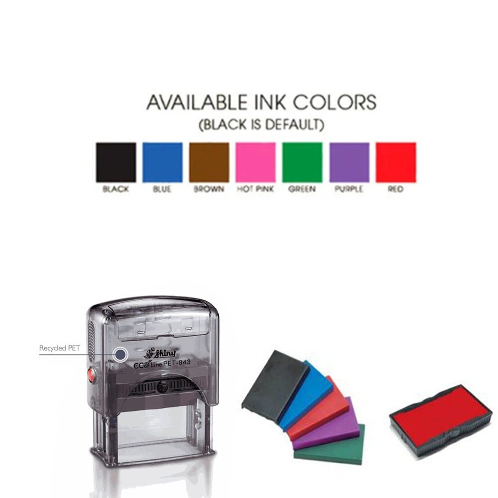 Extra Large Black Ink Pad for Paper, Extra Large Stamp Pad for Large Stamps,  Big Black Ink Pad for Big Stamps 