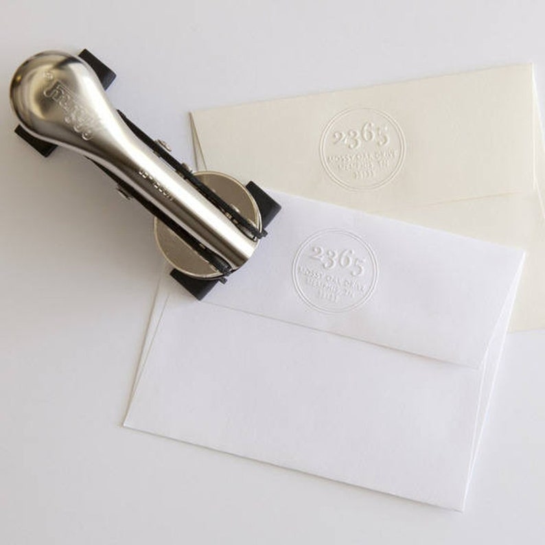 CUSTOM EMBOSSER Wedding Embosser Logo Embosser Business Etsy