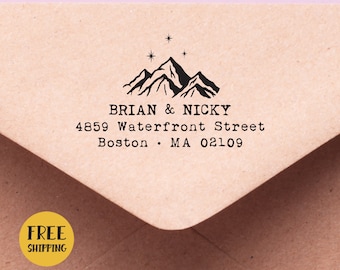 Velaris City of Starlight Stamp: Custom Book Embosser or Address Library, First Home, Housewarming Gifts 415